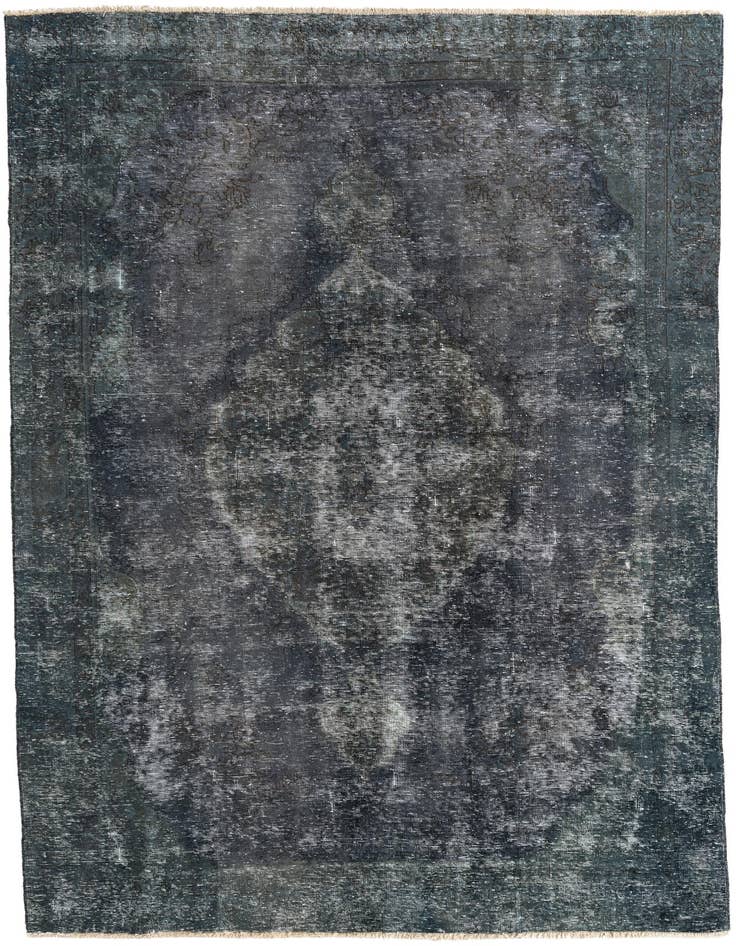 Detail image of 6' x 9' 7 Hand Knotted Ultra Vintage Persian Wool Rug
