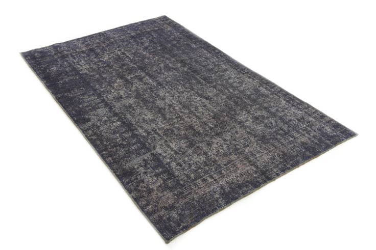 Detail image of 3' 10 x 6' Hand Knotted Ultra Vintage Persian Wool Rug