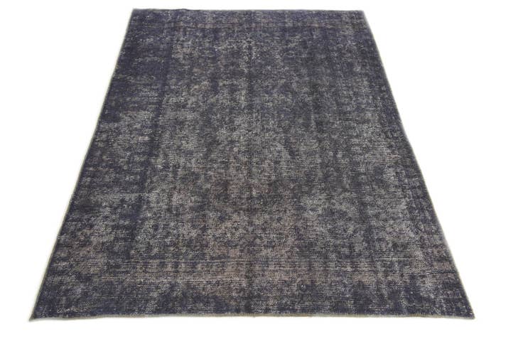 Detail image of 3' 10 x 6' Hand Knotted Ultra Vintage Persian Wool Rug