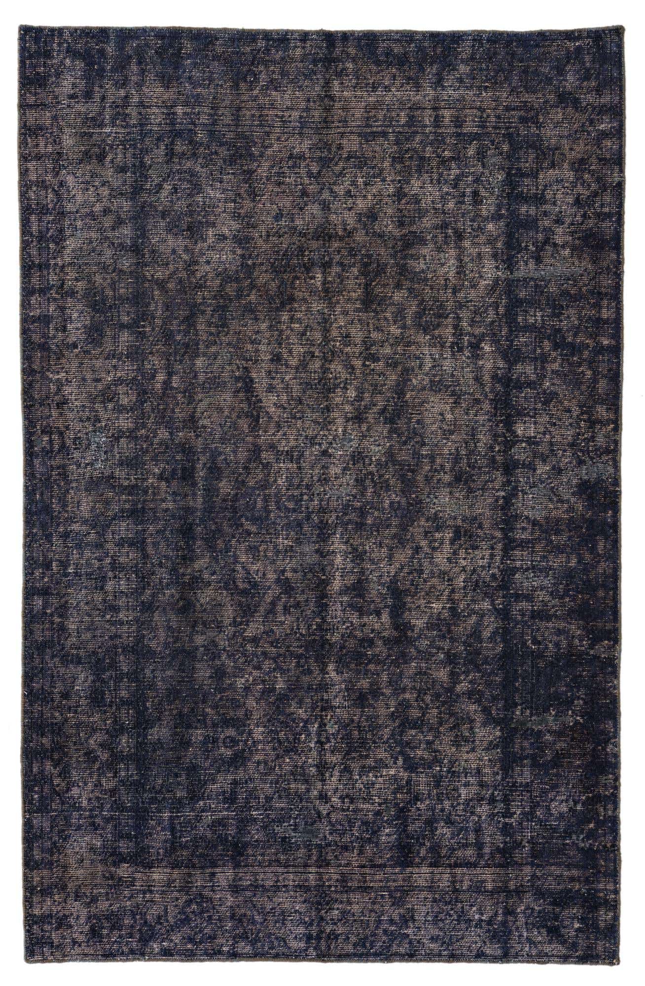 3' 10 x 6' Hand Knotted Ultra Vintage Persian Wool Rug