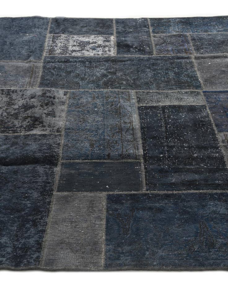 Detail image of 6' 1 x 9' 1  Hand Knotted Ultra Vintage Persian Wool Rug