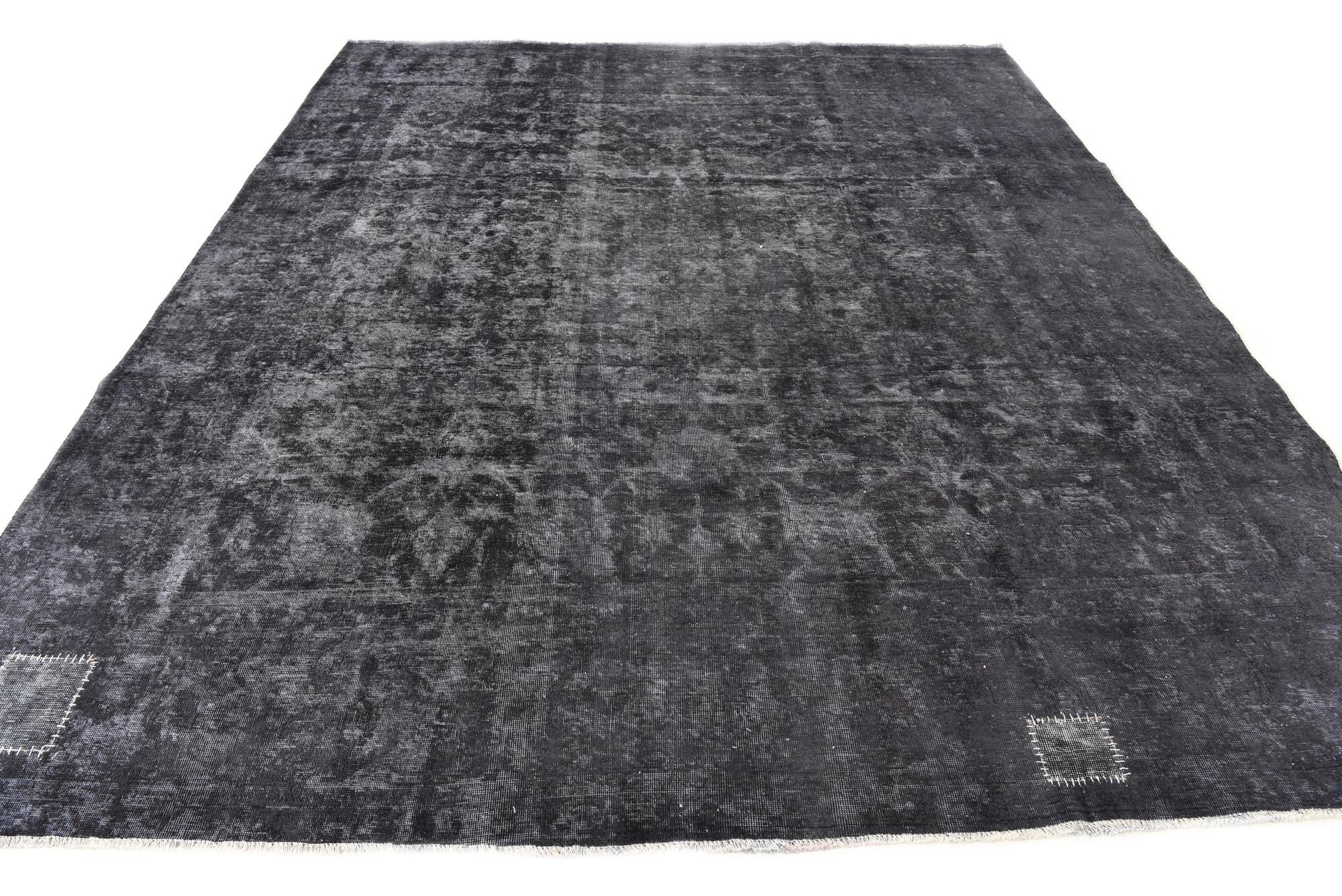 9' 4 x 11' 2 Hand Knotted Ultra Vintage Persian Wool Rug