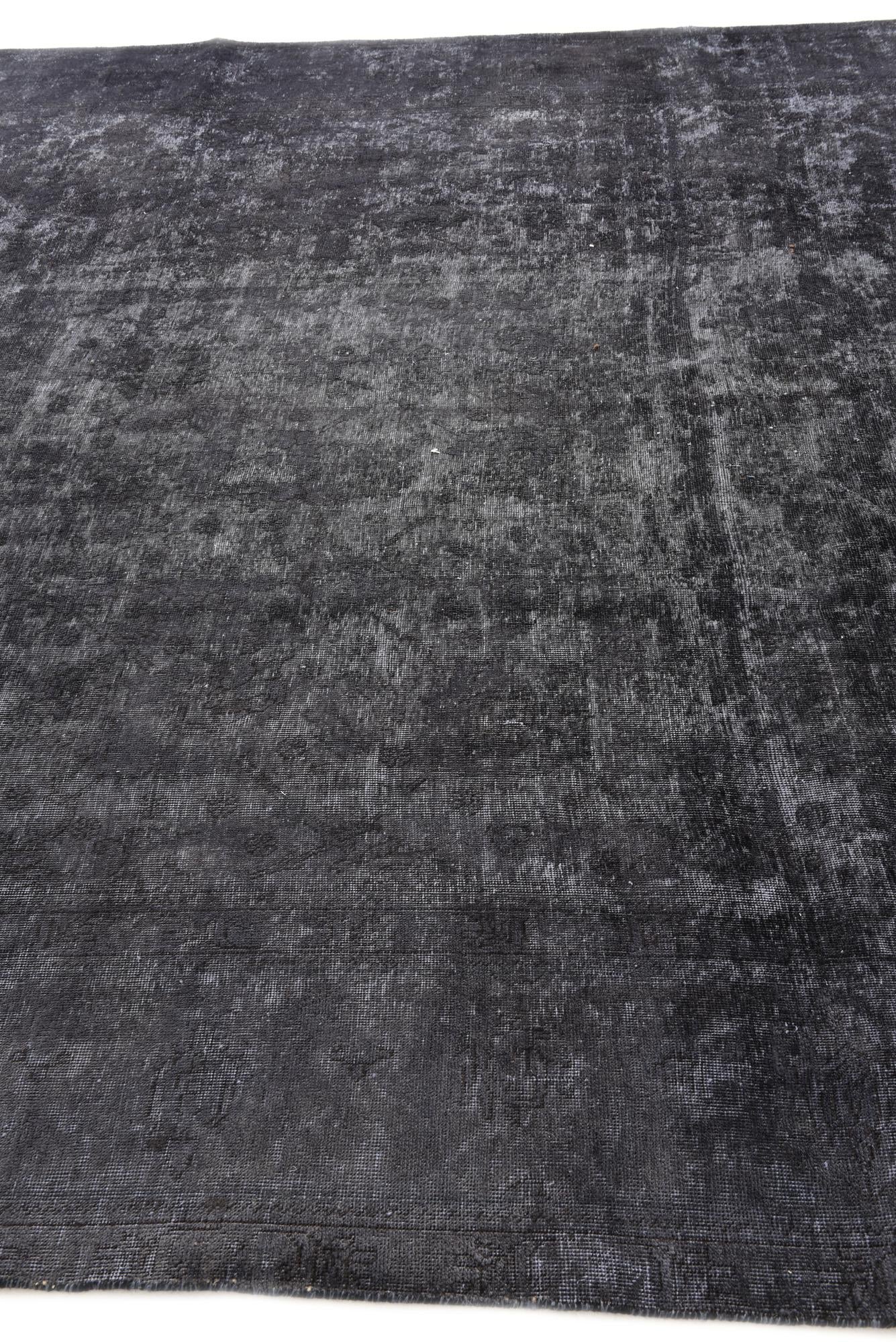 9' 4 x 11' 2 Hand Knotted Ultra Vintage Persian Wool Rug