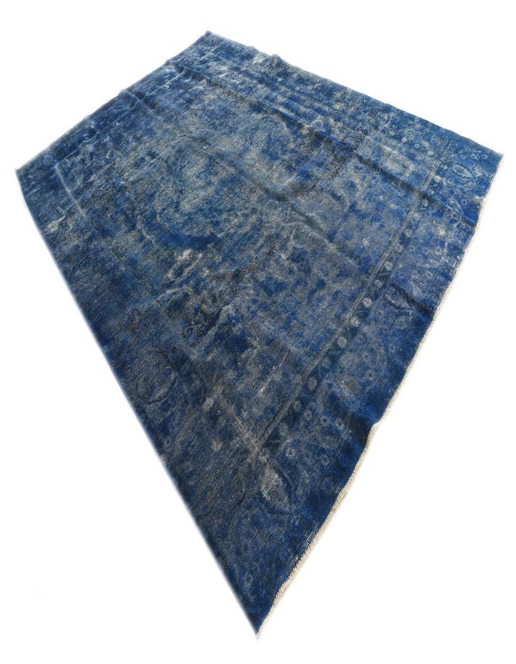 Detail image of 8' 9 x 12'  Hand Knotted Ultra Vintage Persian Wool Rug