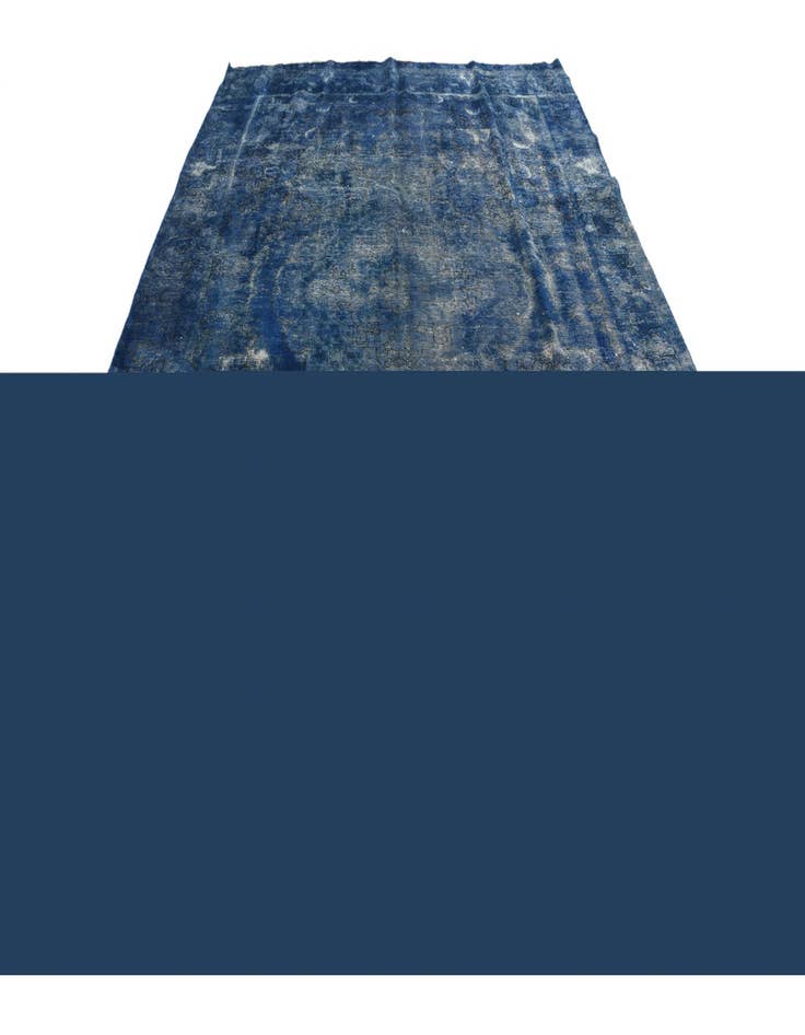 Detail image of 8' 9 x 12'  Hand Knotted Ultra Vintage Persian Wool Rug