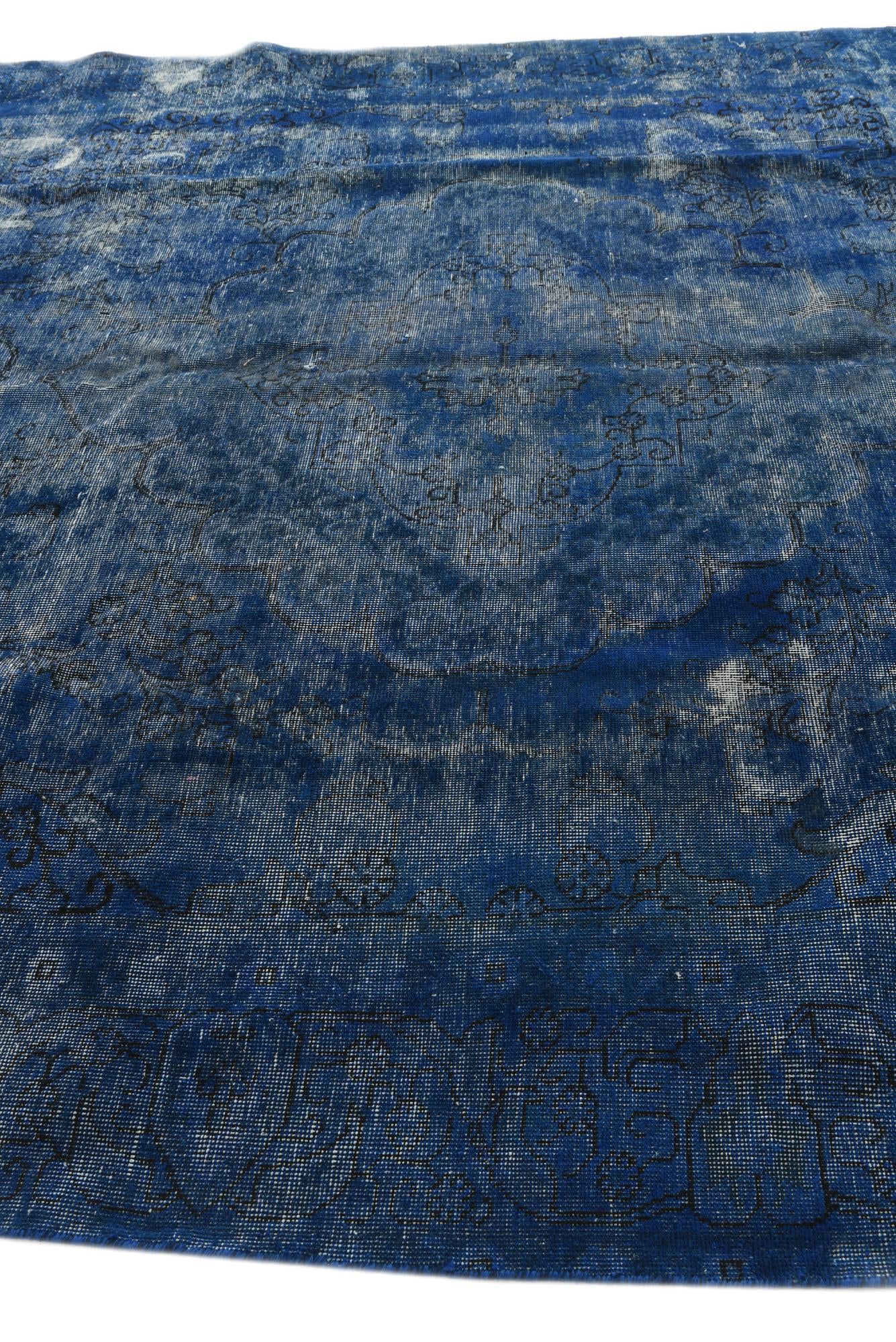 8' 9 x 12' Hand Knotted Ultra Vintage Persian Wool Rug