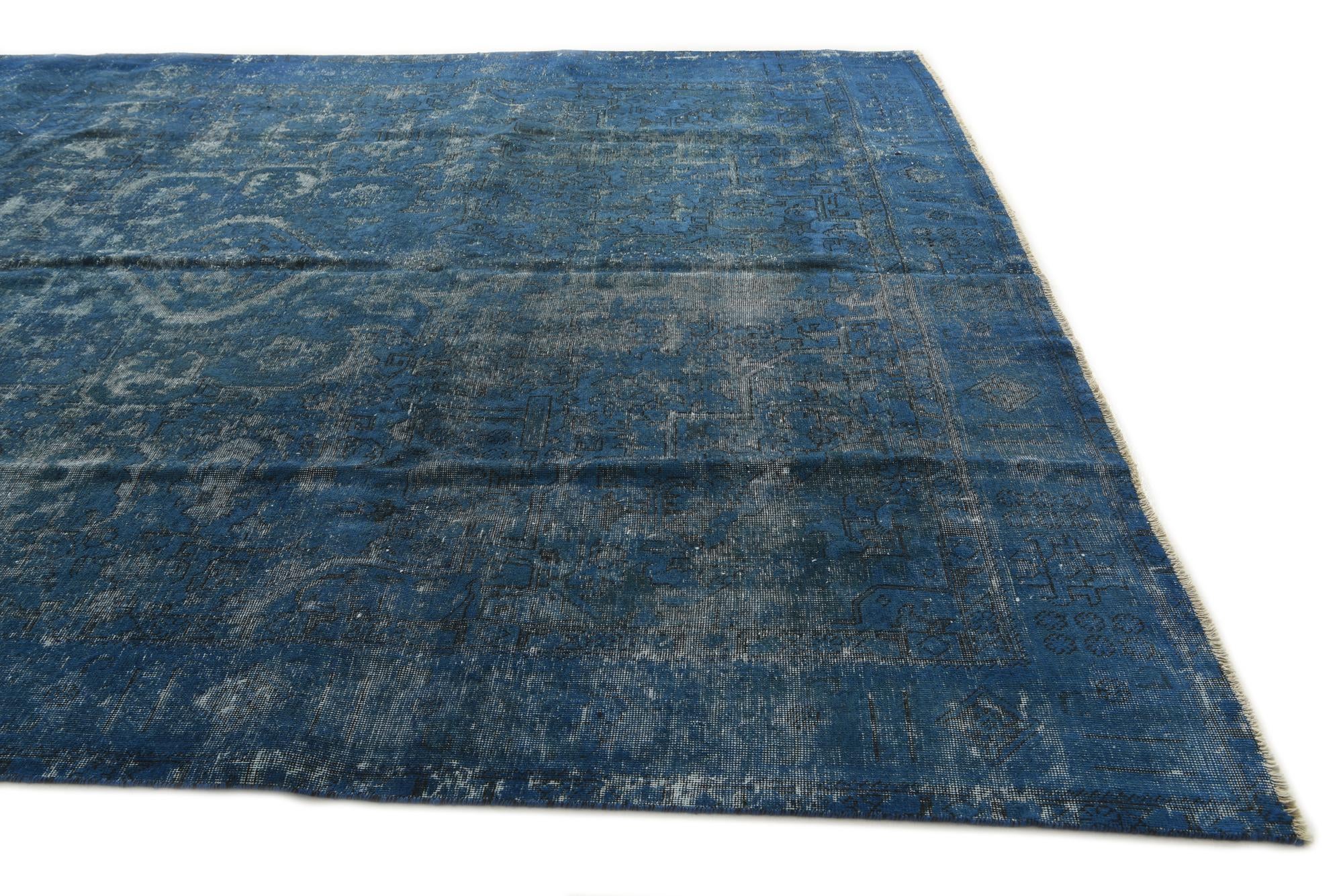 9' 6 x 12' 6 Hand Knotted Ultra Vintage Persian Wool Rug