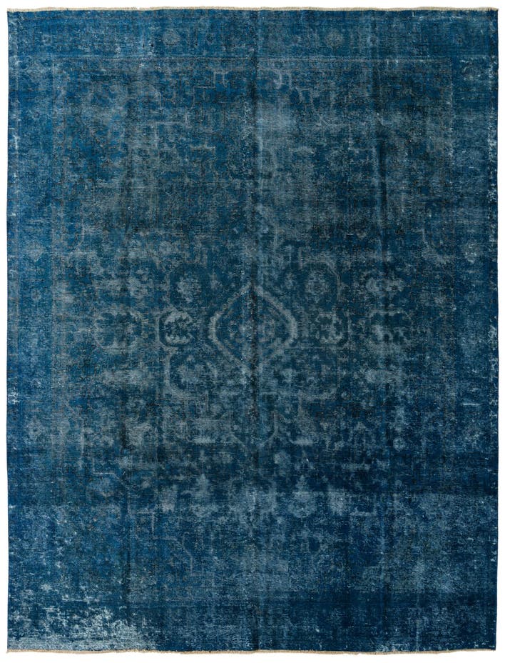  9' 6 x 12' 6  Hand Knotted Ultra Vintage Persian W...