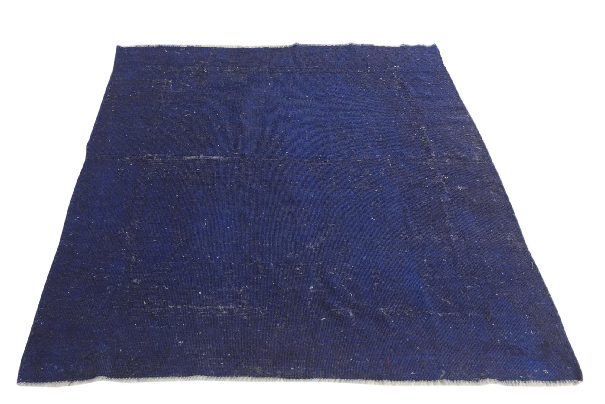 5' x 6' Hand Knotted Ultra Vintage Persian Wool Rug