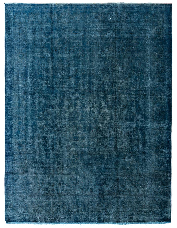 Detail image of 9' 8 x 12' 7 Hand Knotted Ultra Vintage Persian Wool Rug