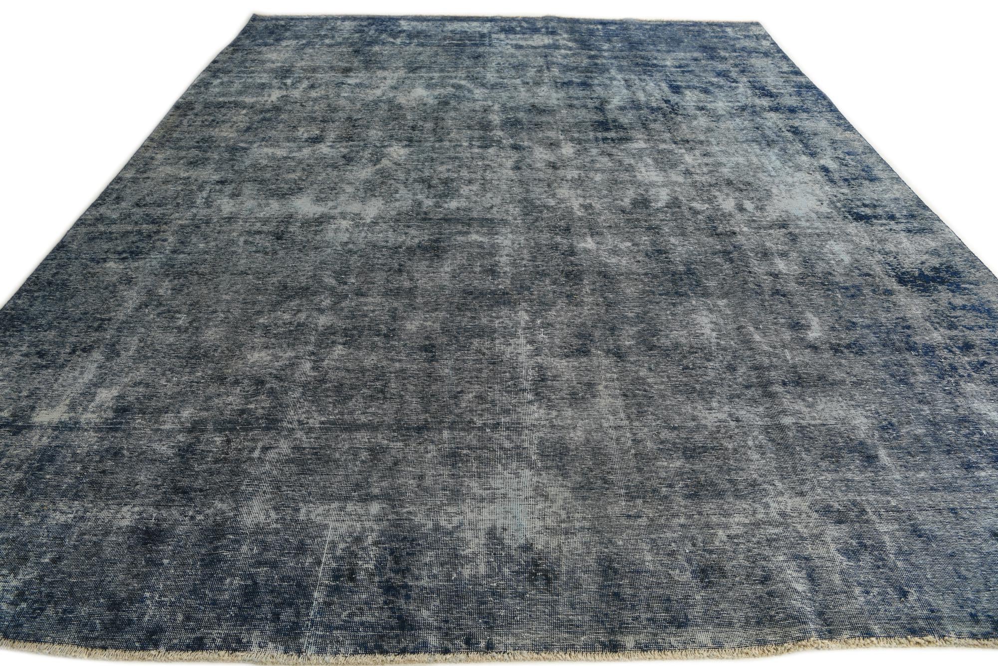 9' 8 x 12' 3 Hand Knotted Ultra Vintage Persian Wool Rug