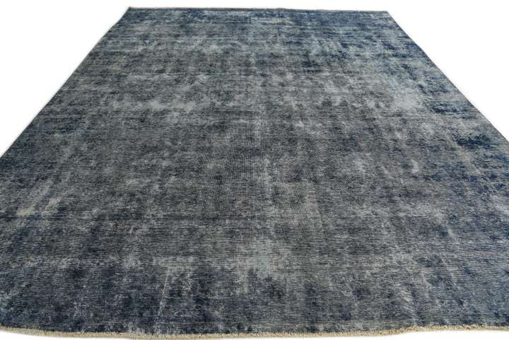 9' 8 x 12' 3 Hand Knotted Ultra Vintage Persian Wool Rug