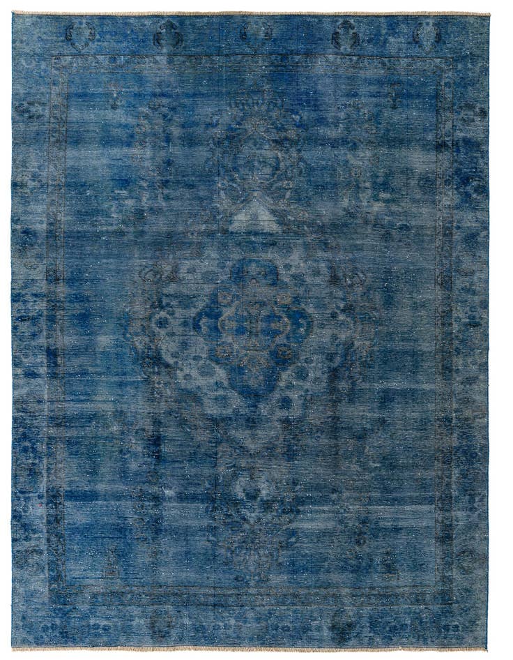 Detail image of 7' 2 x 10' 6 Hand Knotted Ultra Vintage Persian Wool Rug