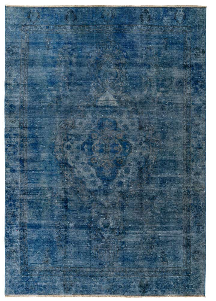 7' 2 x 10' 6 Hand Knotted Ultra Vintage Persian Wool Rug