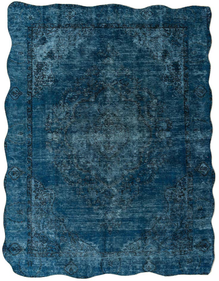 Detail image of 8' x 11' 2 Hand Knotted Ultra Vintage Persian Wool Rug