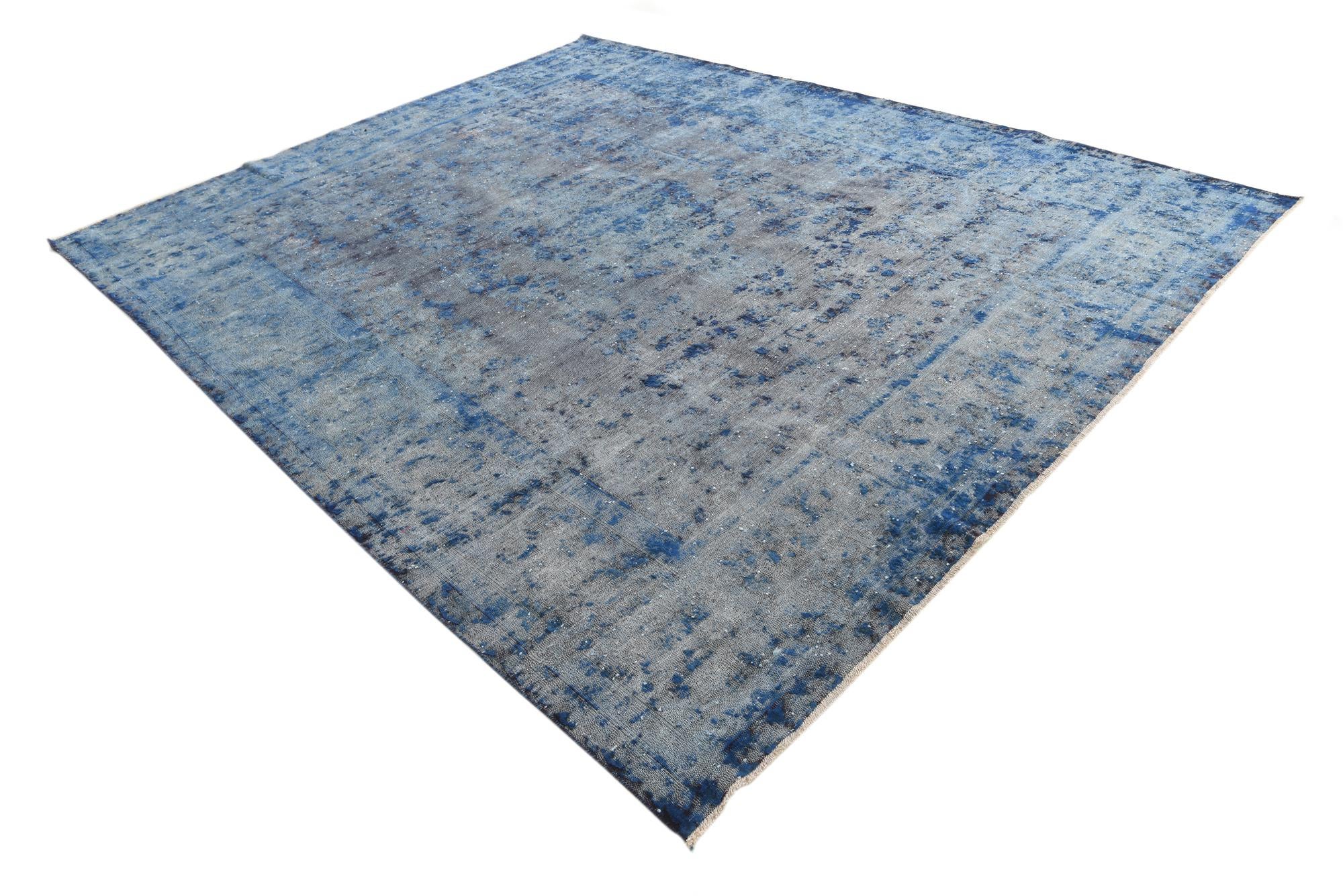 9' 9 x 12' 1 Hand Knotted Ultra Vintage Persian Wool Rug
