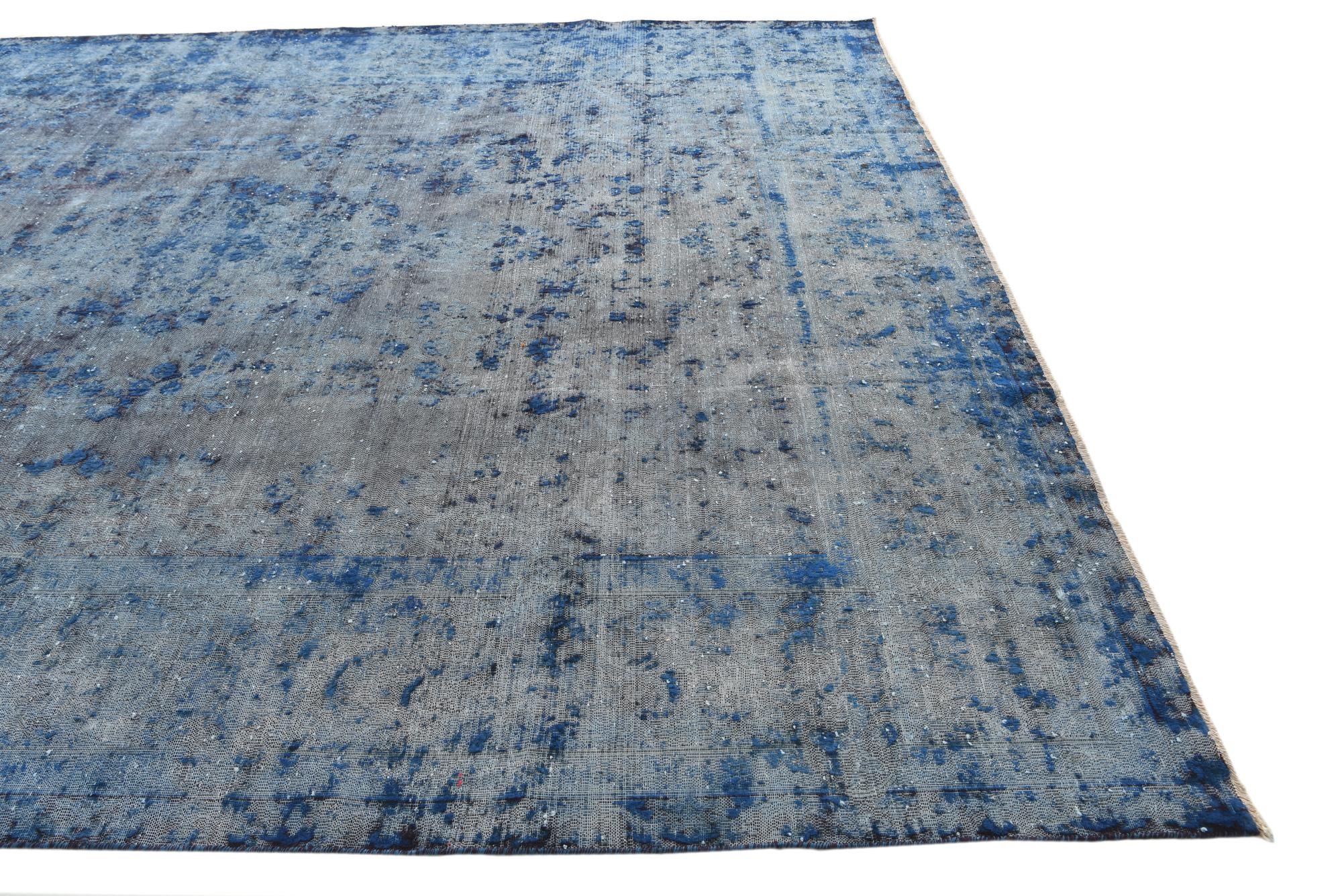 9' 9 x 12' 1 Hand Knotted Ultra Vintage Persian Wool Rug