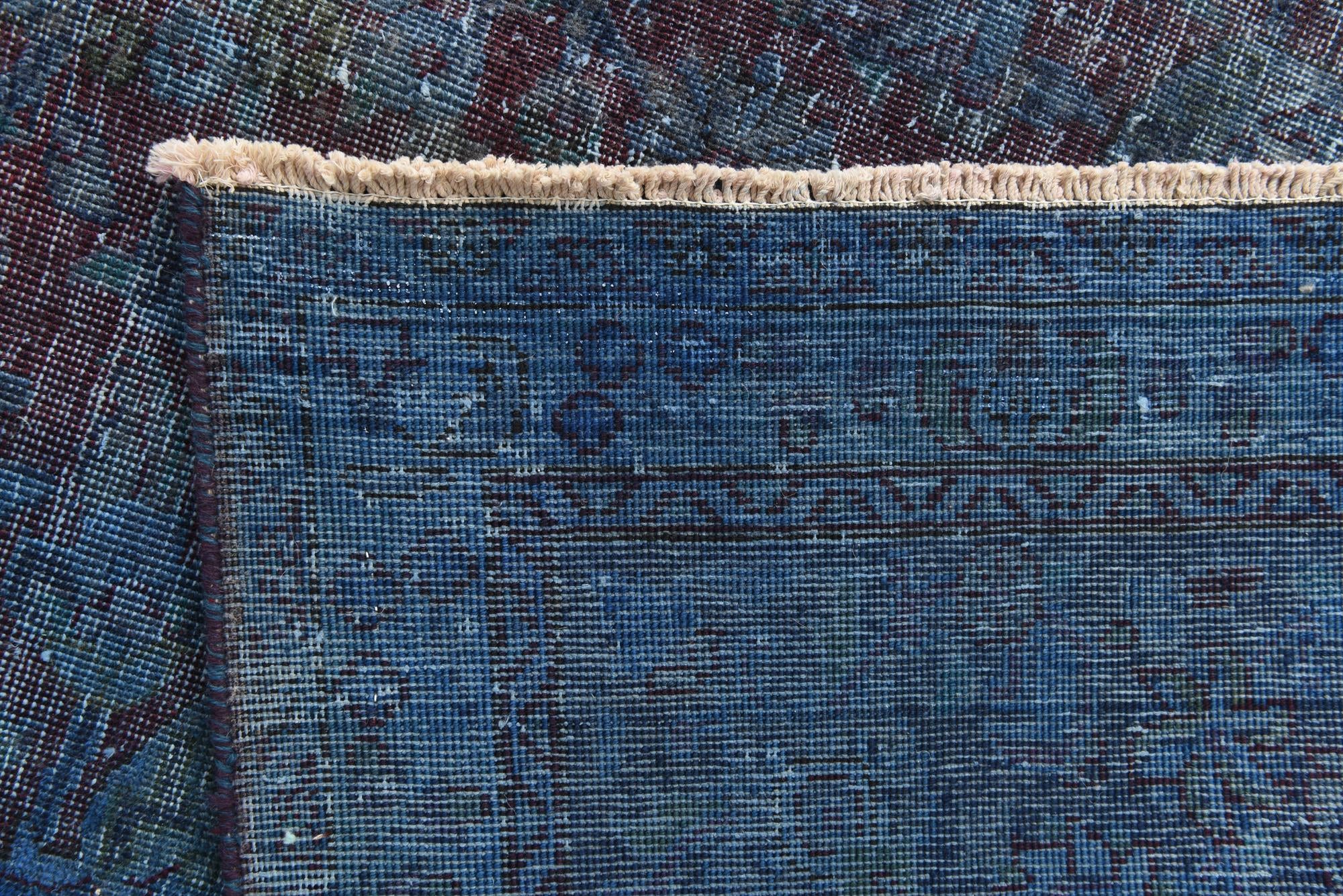 9' 8 x 12' 7 Hand Knotted Ultra Vintage Persian Wool Rug