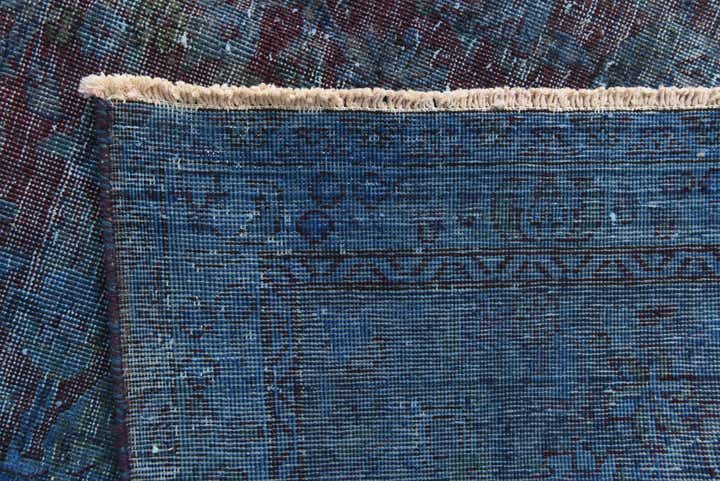 9' 8 x 12' 7 Hand Knotted Ultra Vintage Persian Wool Rug