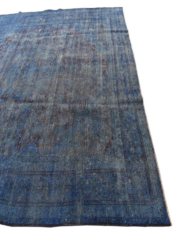 Detail image of 9' 8 x 12' 7  Hand Knotted Ultra Vintage Persian Wool Rug