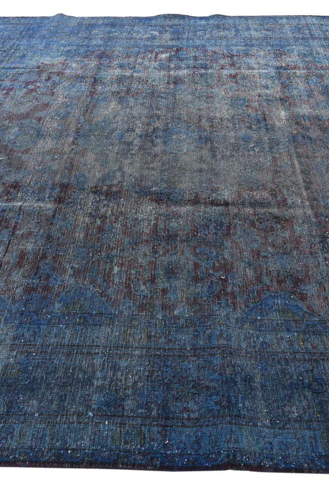9' 8 x 12' 7 Hand Knotted Ultra Vintage Persian Wool Rug