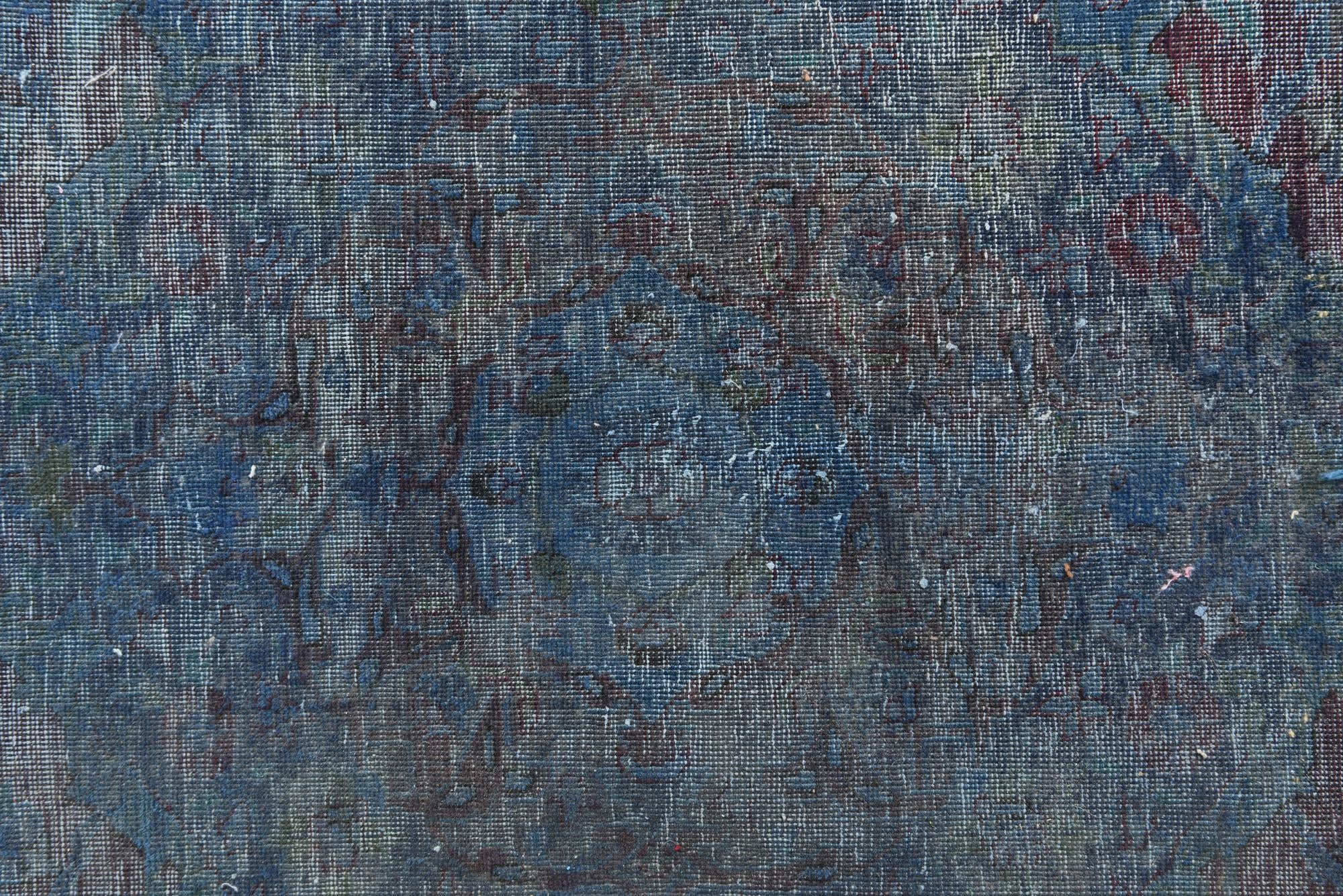 9' 8 x 12' 7 Hand Knotted Ultra Vintage Persian Wool Rug