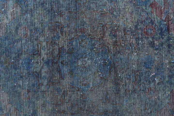 9' 8 x 12' 7 Hand Knotted Ultra Vintage Persian Wool Rug