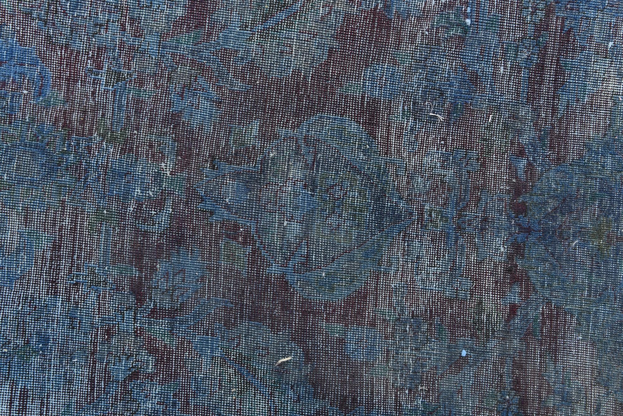 9' 8 x 12' 7 Hand Knotted Ultra Vintage Persian Wool Rug