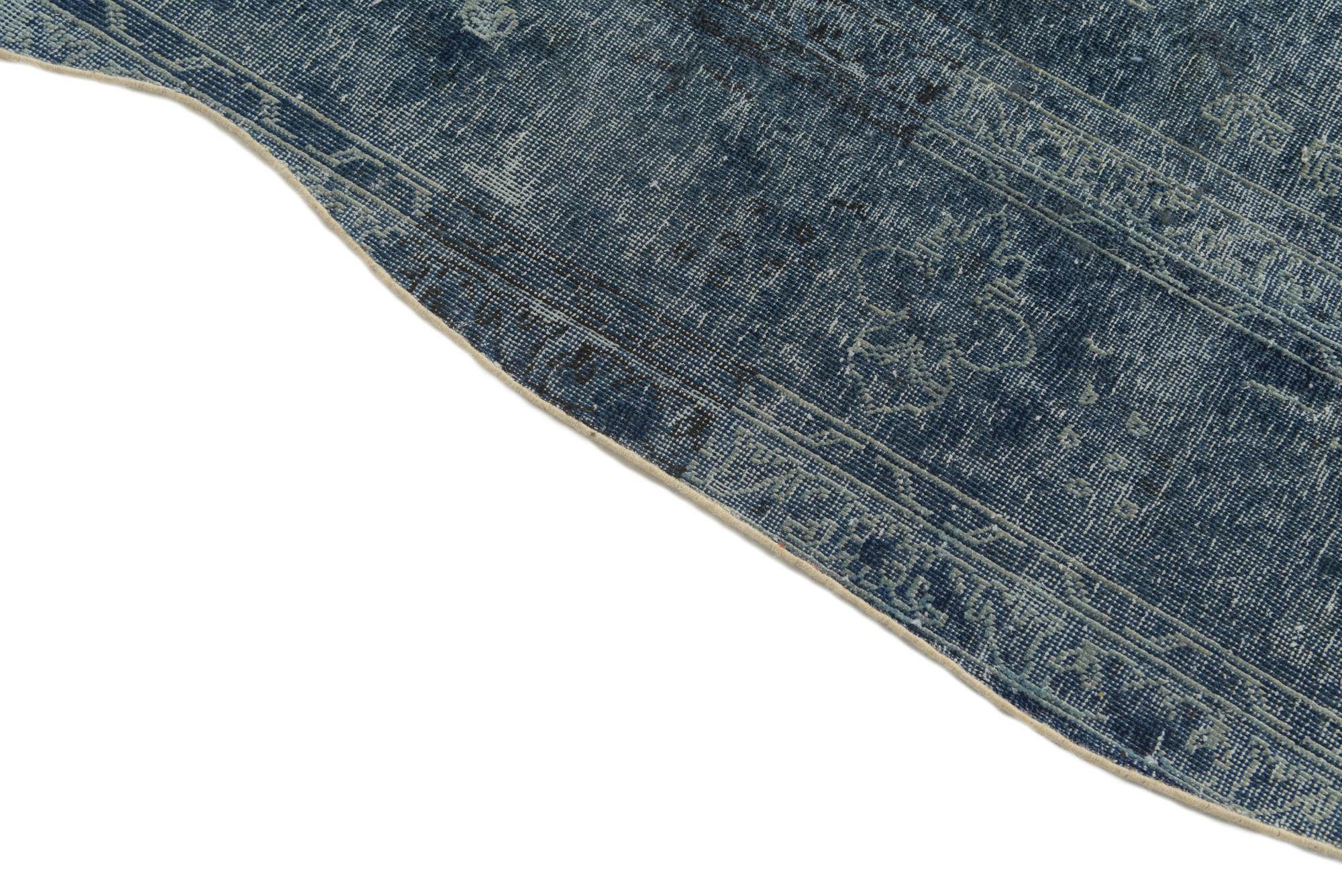 9' 5 x 13' Hand Knotted Ultra Vintage Persian Wool Rug