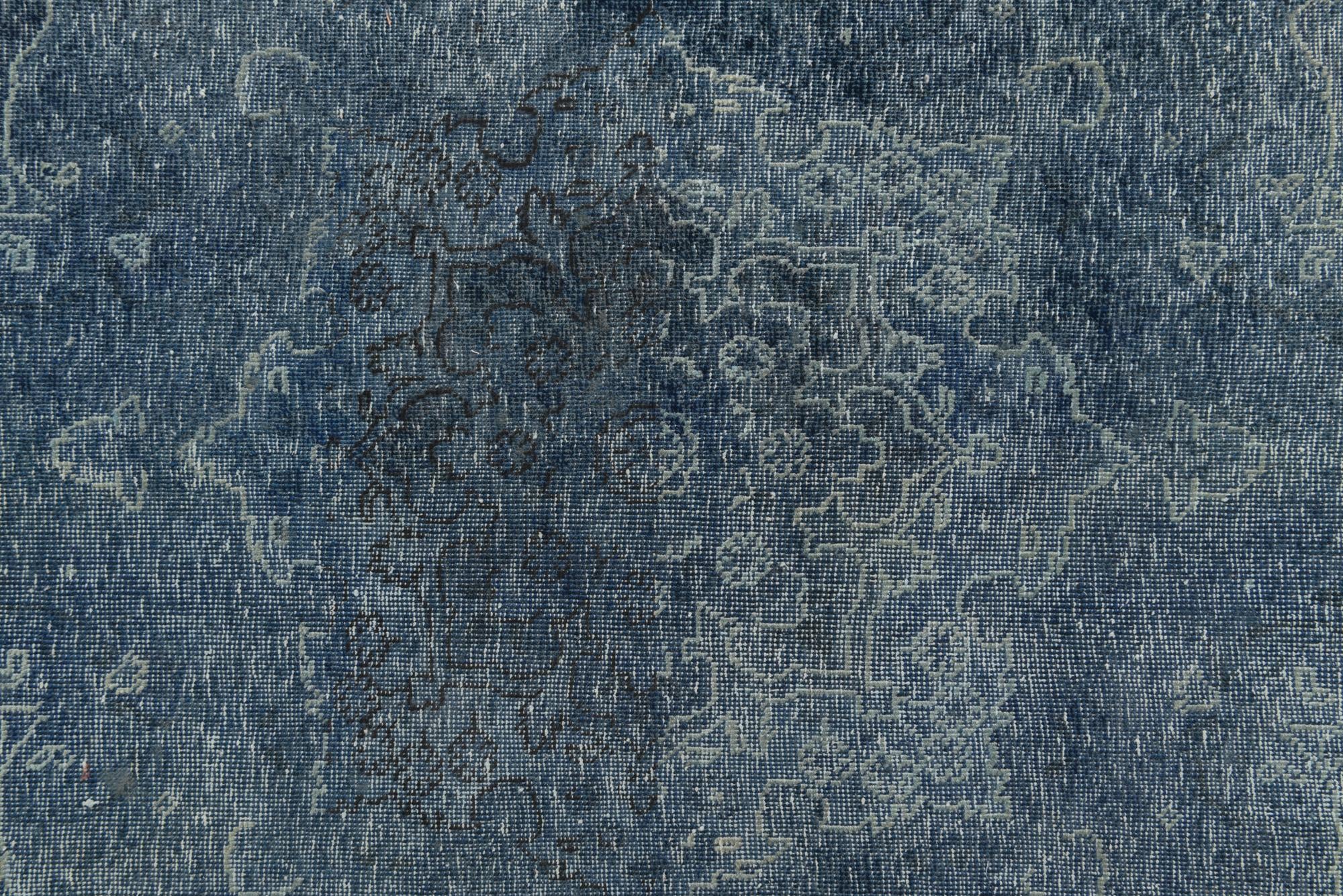 9' 5 x 13' Hand Knotted Ultra Vintage Persian Wool Rug