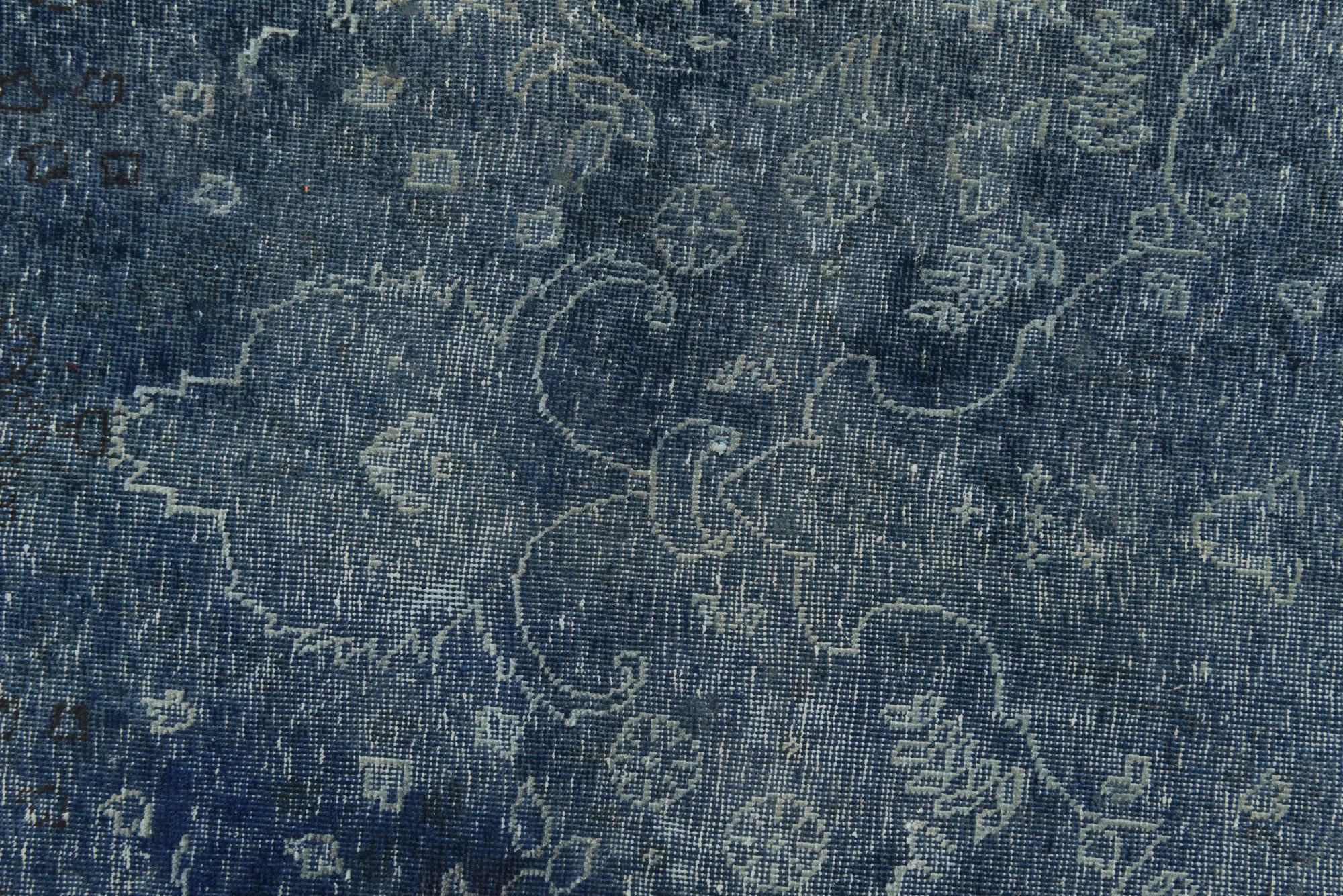 9' 5 x 13' Hand Knotted Ultra Vintage Persian Wool Rug