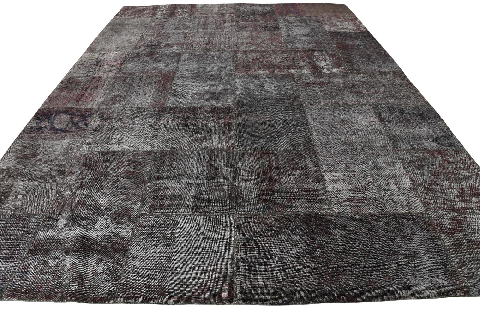 10' x 13' 3 Hand Knotted Ultra Vintage Persian Wool Rug