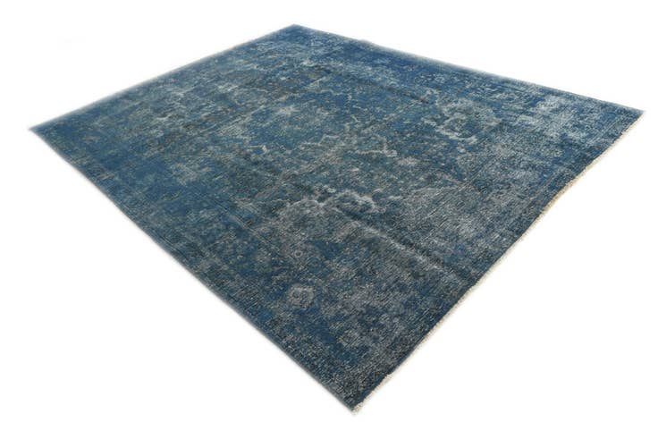 Detail image of 8' 5 x 10' 9 Hand Knotted Ultra Vintage Persian Wool Rug