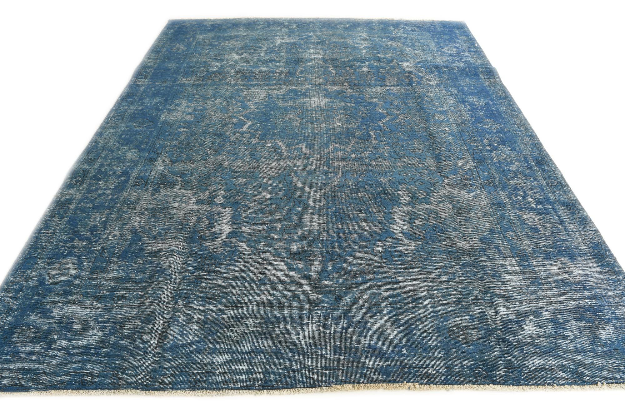 8' 5 x 10' 9 Hand Knotted Ultra Vintage Persian Wool Rug