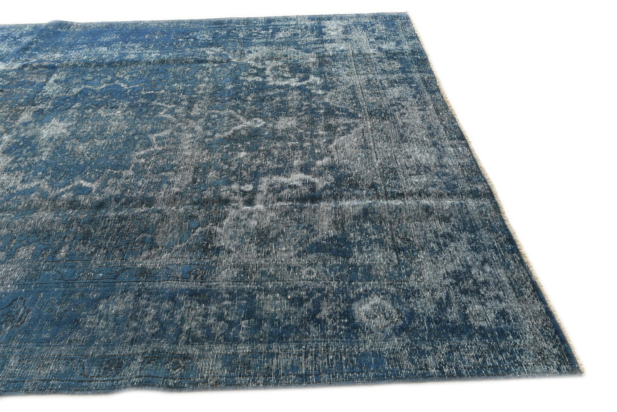 8' 5 x 10' 9 Hand Knotted Ultra Vintage Persian Wool Rug