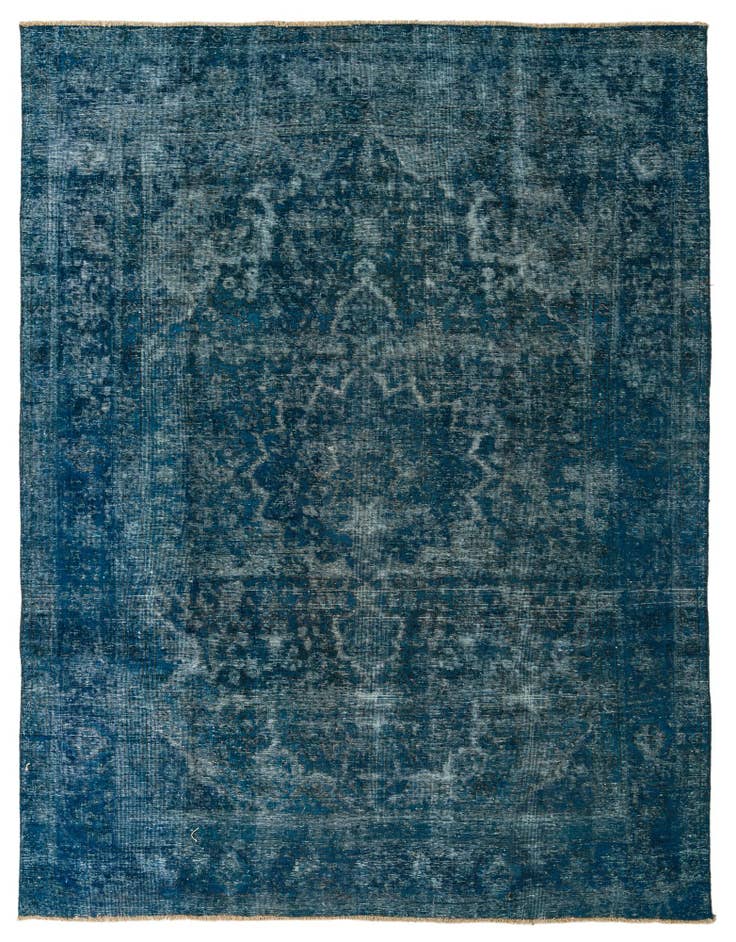 Detail image of 8' 5 x 10' 9 Hand Knotted Ultra Vintage Persian Wool Rug