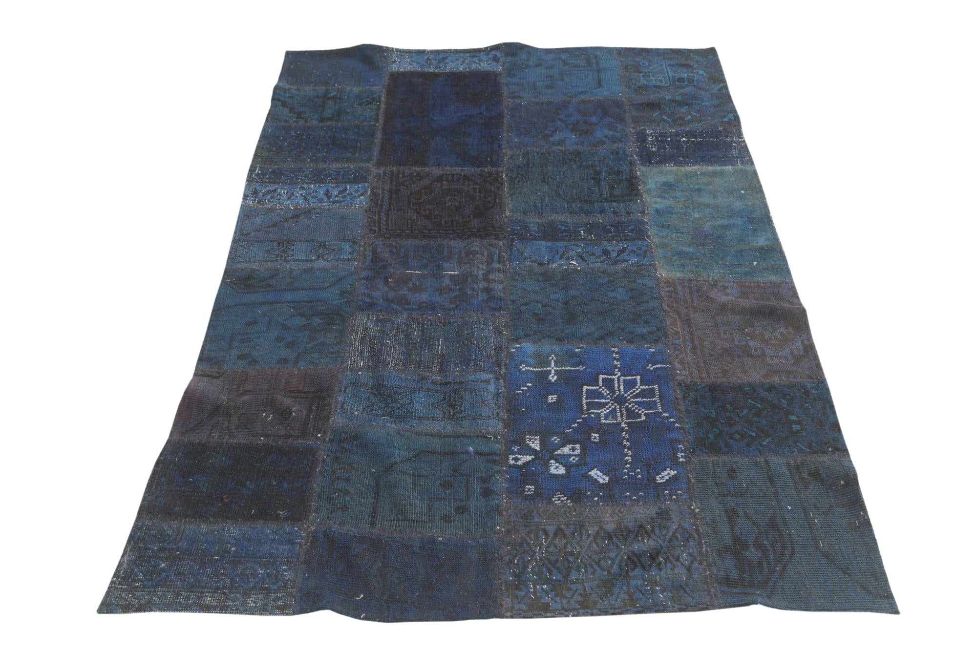 130cm x 200cm Hand Knotted Ultra Vintage Persian Wool Rug