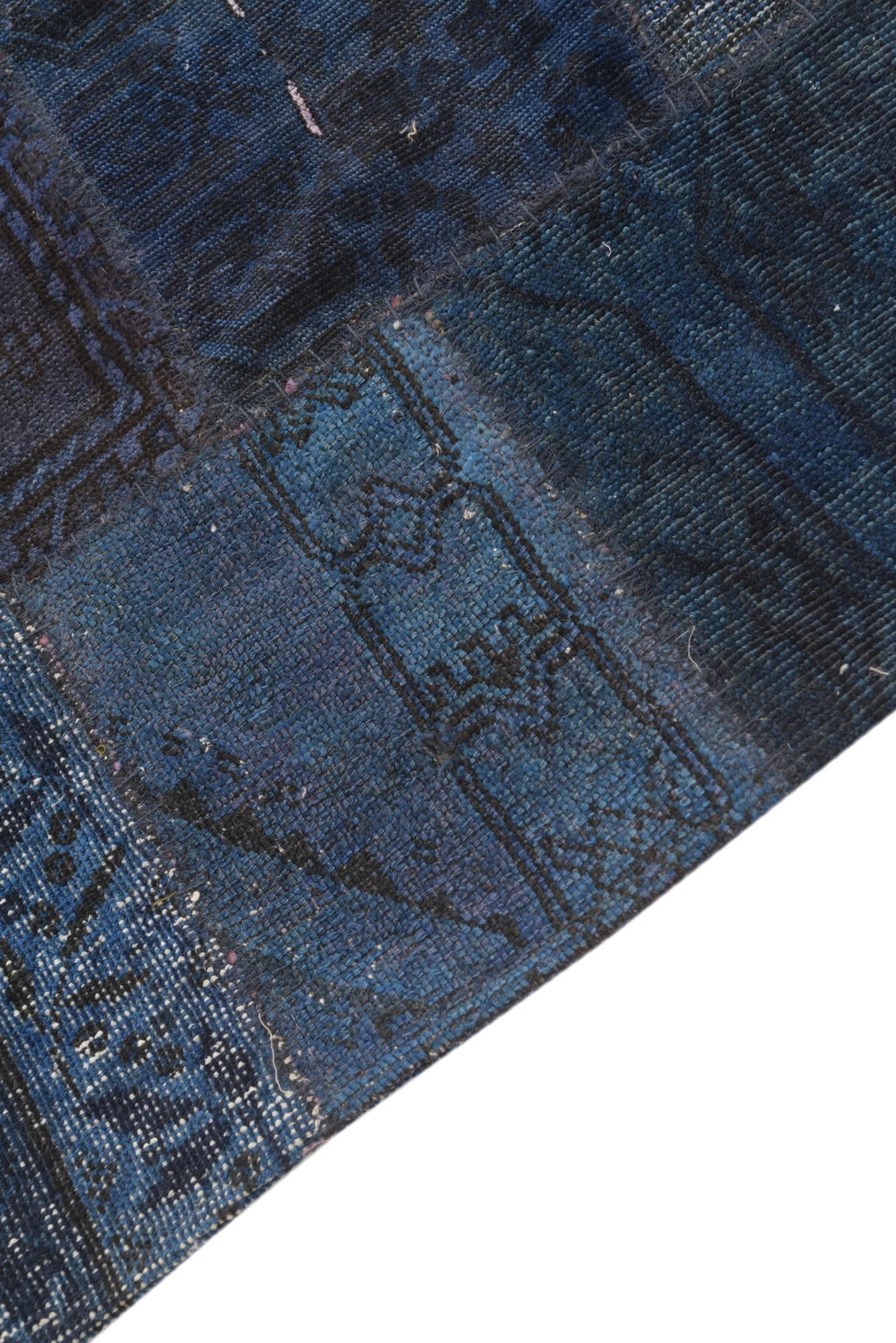 130cm x 200cm Hand Knotted Ultra Vintage Persian Wool Rug