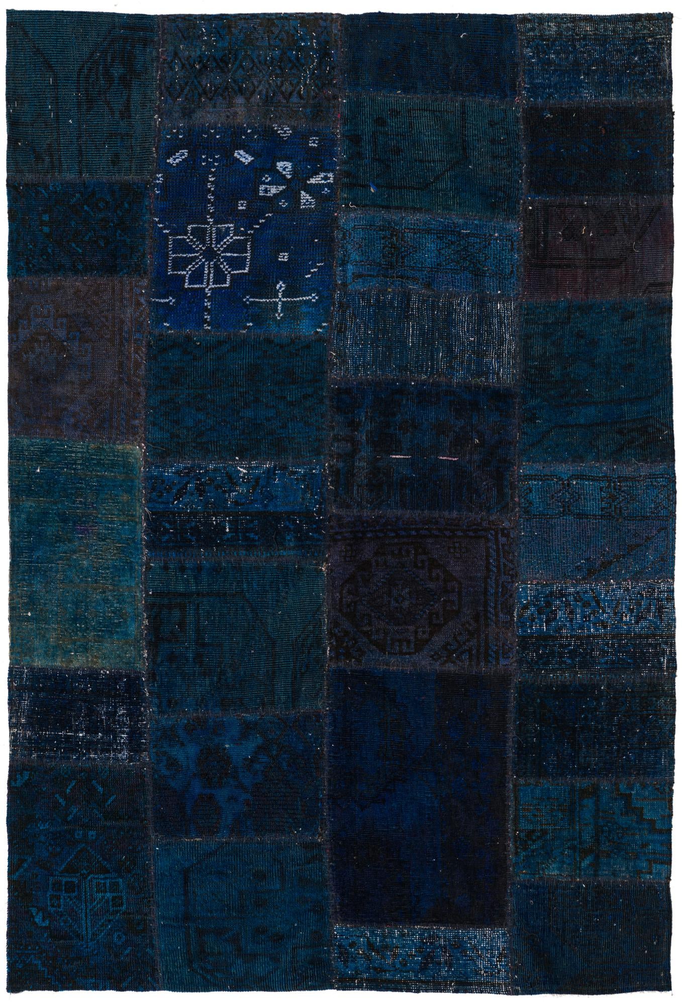 130cm x 200cm Hand Knotted Ultra Vintage Persian Wool Rug