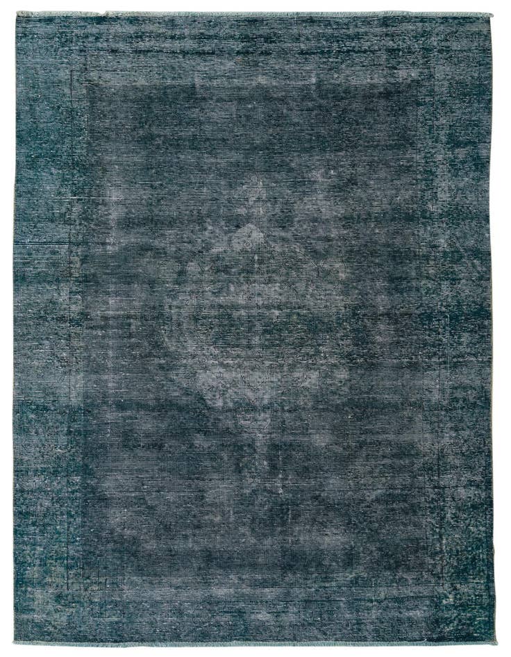 Detail image of 6' 5 x 9' 1 Hand Knotted Ultra Vintage Persian Wool Rug