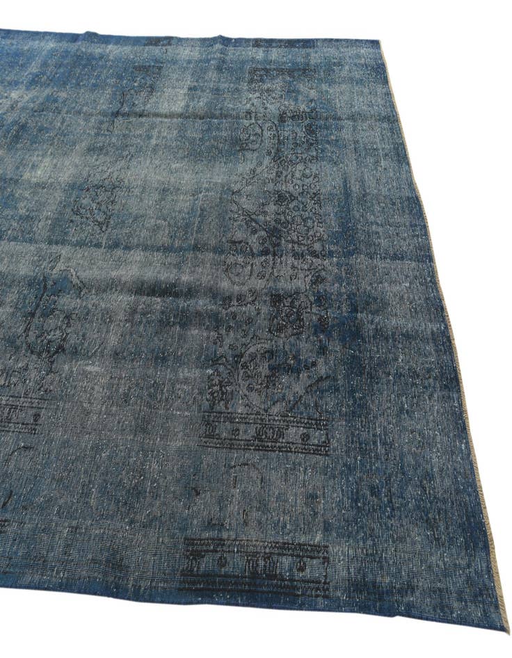 Detail image of 9' 10 x 12'  Hand Knotted Ultra Vintage Persian Wool Rug