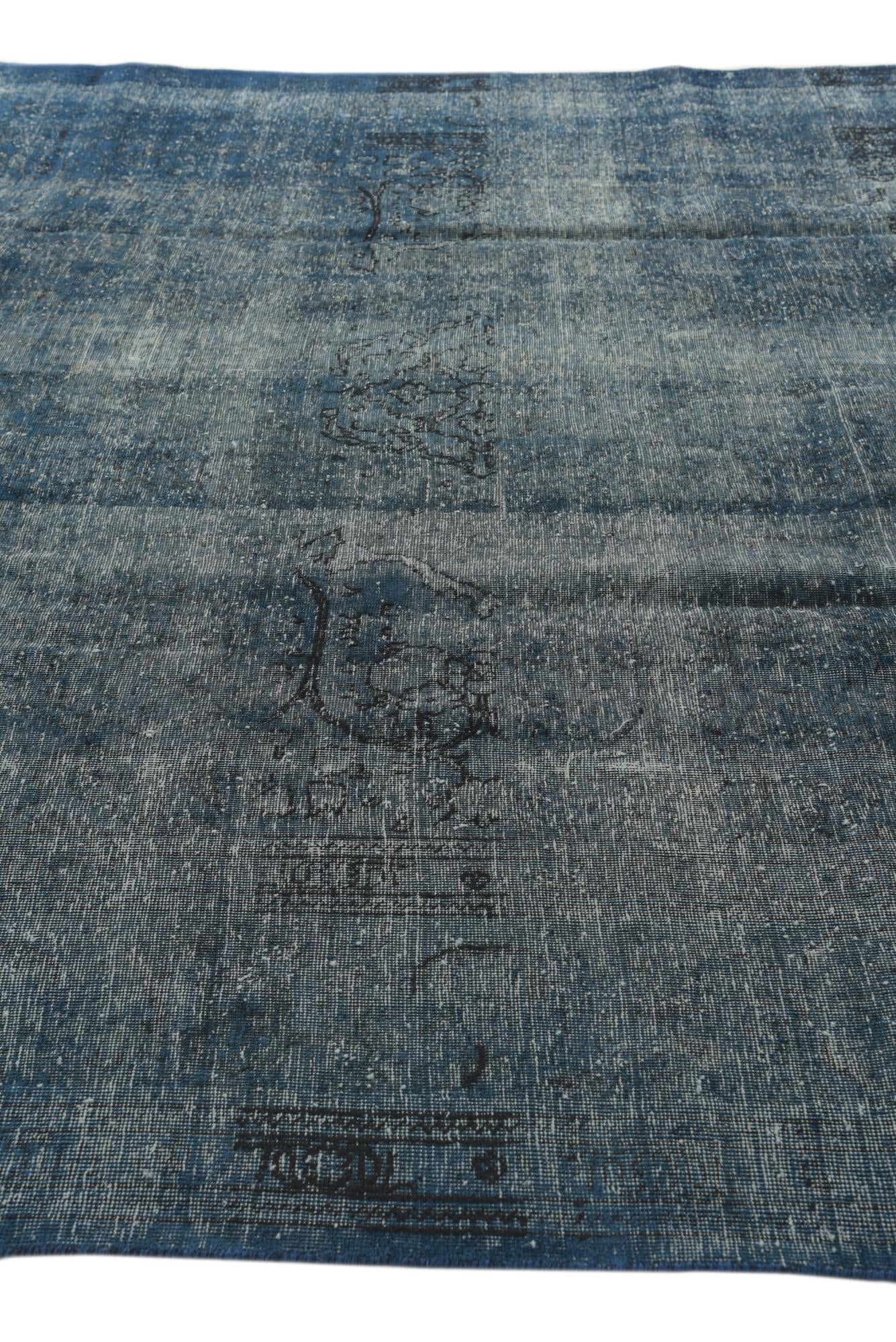 9' 10 x 12' Hand Knotted Ultra Vintage Persian Wool Rug