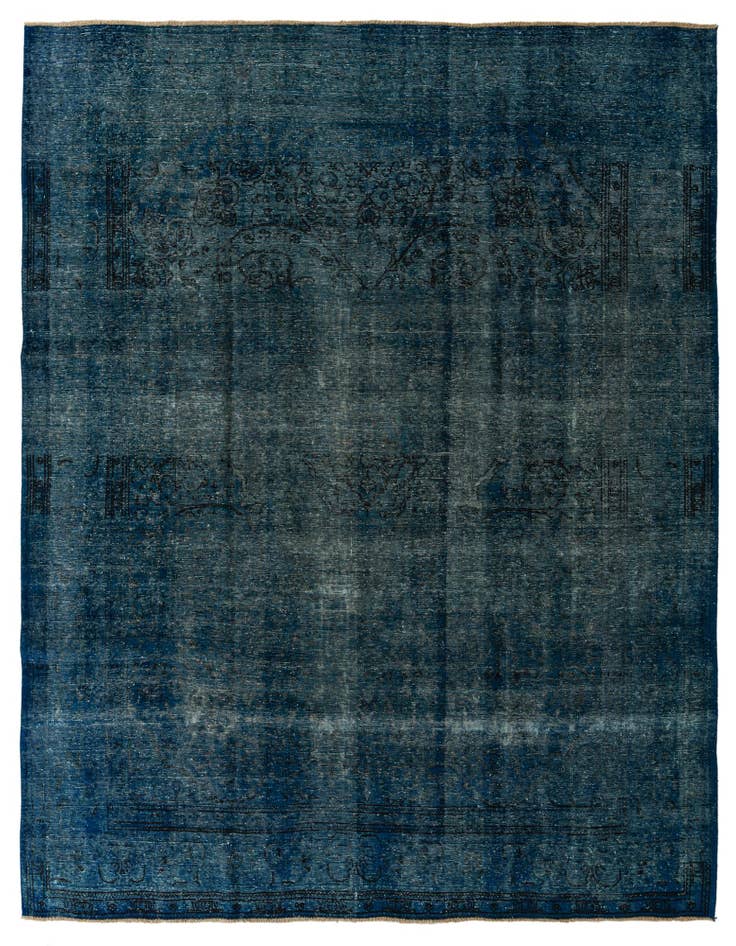 Detail image of 9' 10 x 12' Hand Knotted Ultra Vintage Persian Wool Rug