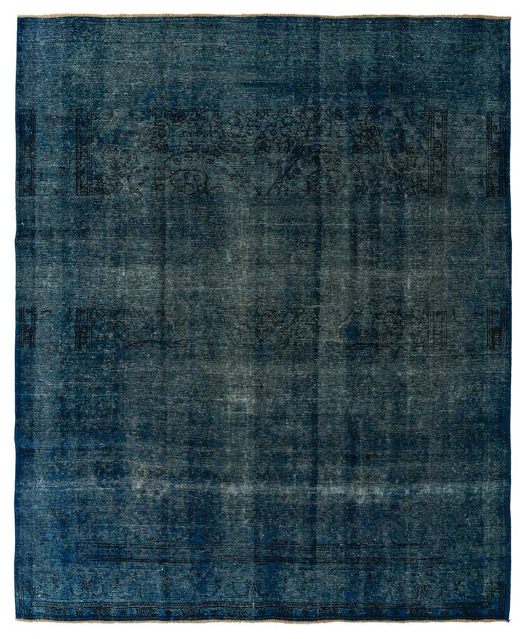 Detail image of 9' 10 x 12' Hand Knotted Ultra Vintage Persian Wool Rug