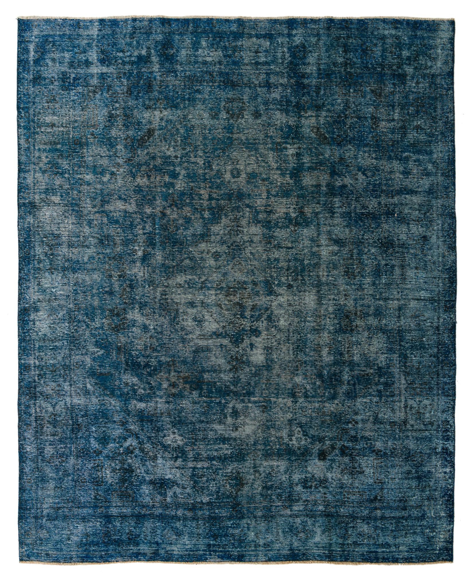 9' 9 x 12' Hand Knotted Ultra Vintage Persian Wool Rug