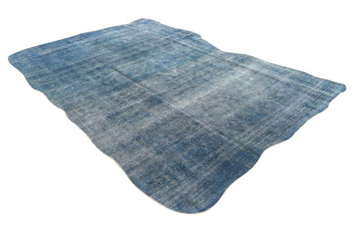 8' x 12' Hand Knotted Ultra Vintage Persian Wool Rug