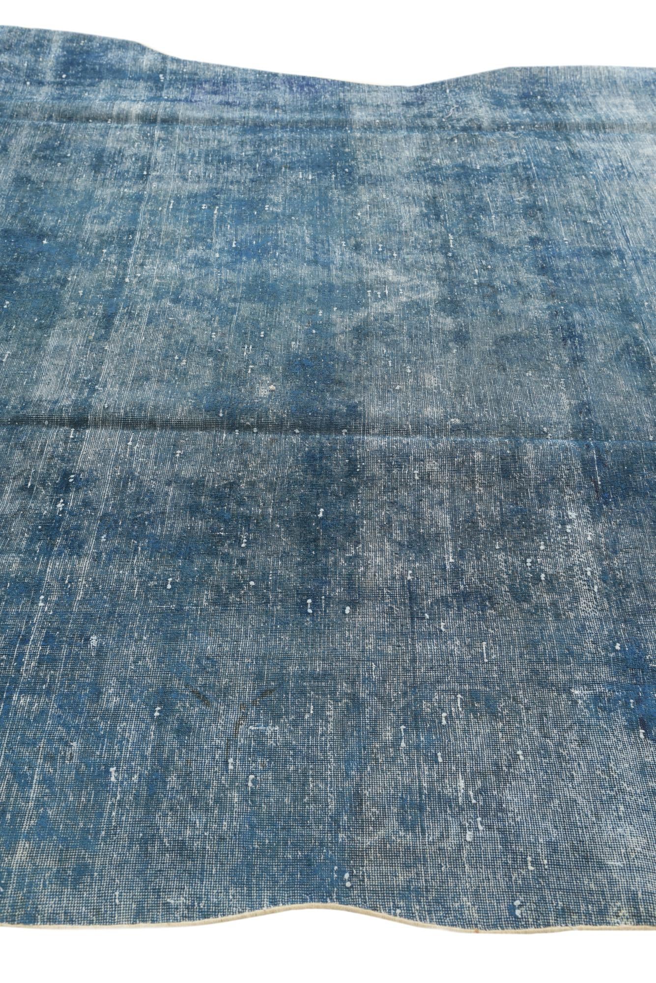 8' x 12' Hand Knotted Ultra Vintage Persian Wool Rug