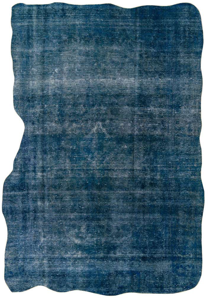 8' x 12' Hand Knotted Ultra Vintage Persian Wool Rug