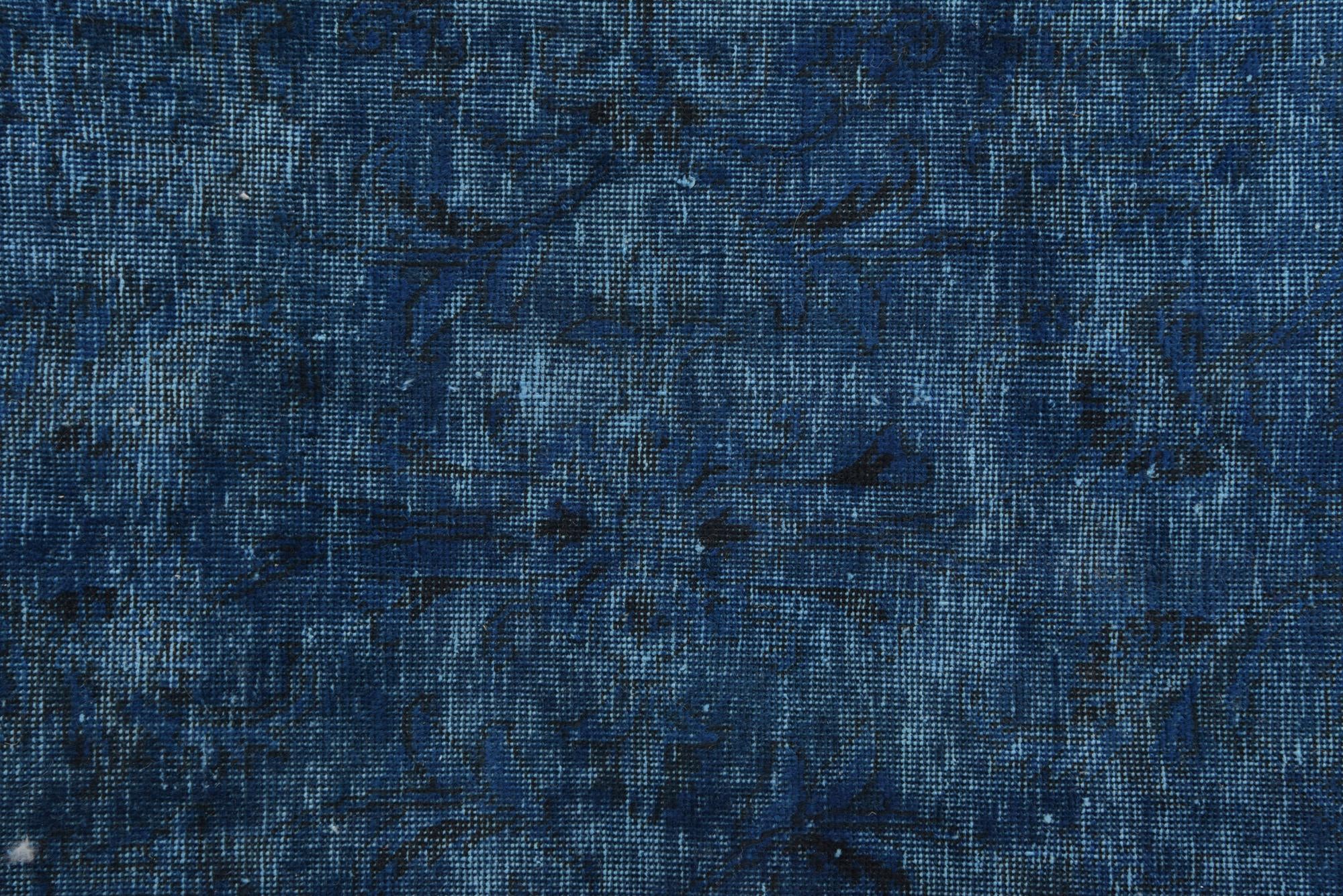 6' 9 x 9' 9 Hand Knotted Ultra Vintage Persian Wool Rug