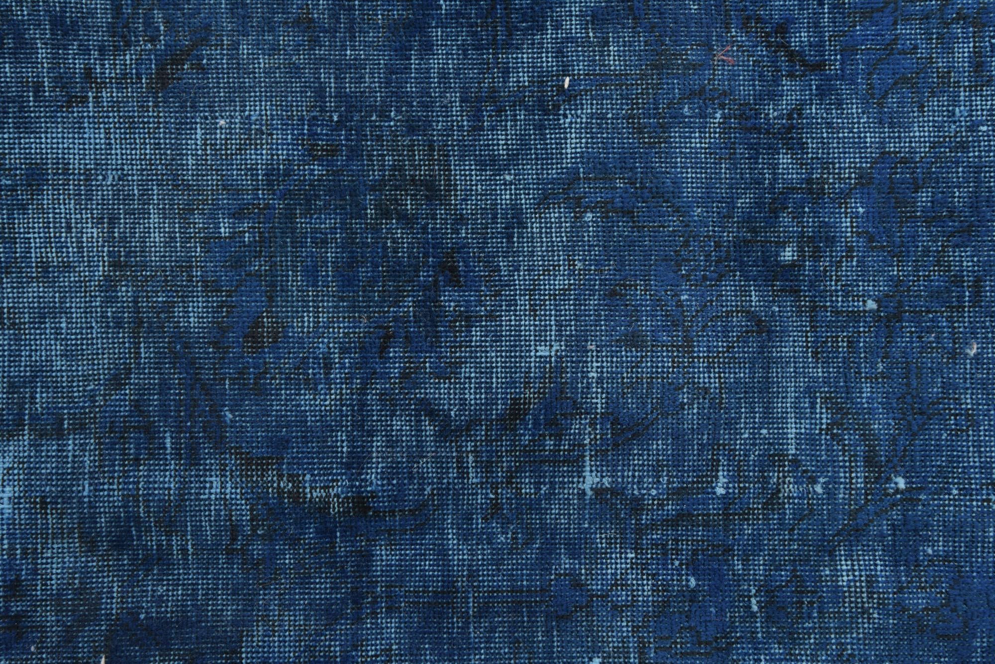 6' 9 x 9' 9 Hand Knotted Ultra Vintage Persian Wool Rug